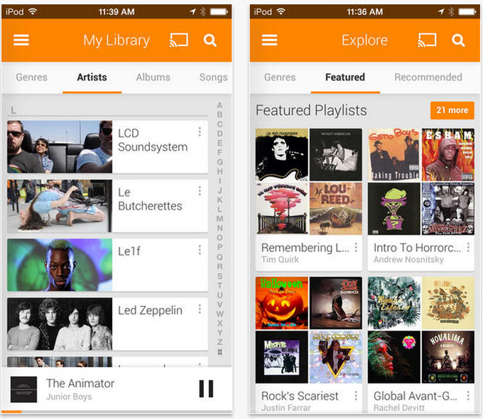 Google S Play Music With All Access Music App Now Available For