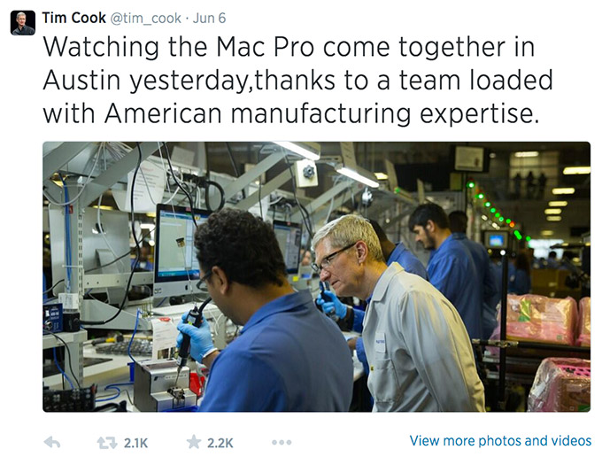 Apple, Tim Cook, Windows, Twitter